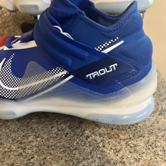 Nike Force‎ Zoom Trout 7 Baseball Cleats CI3134-402 Royal Blue / White Size 13.5 - Picture 2 of 8